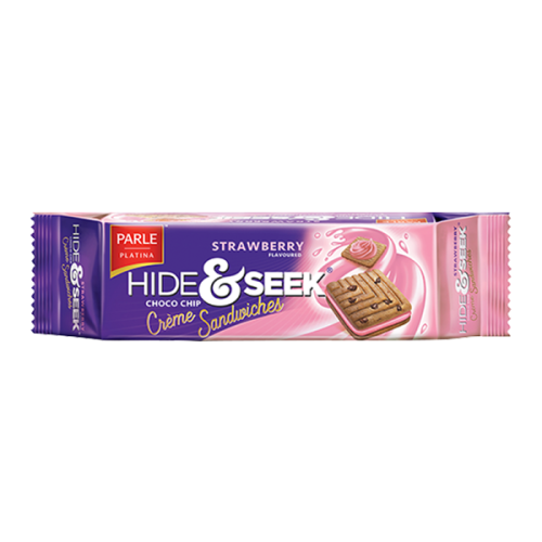 Parle Hide N Seek Fab Strawberry Cookies 100g